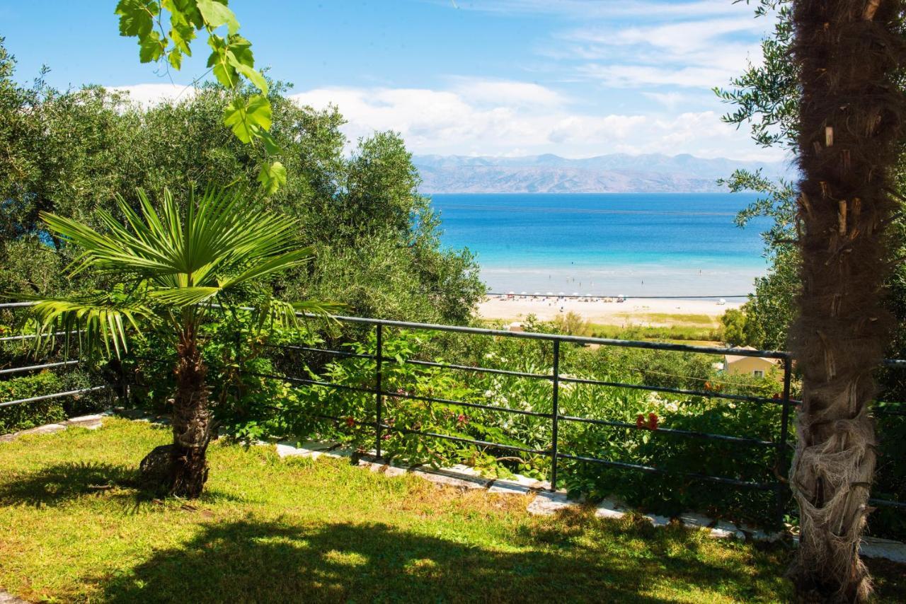Dionysos Apartments Apraos Bagian luar foto