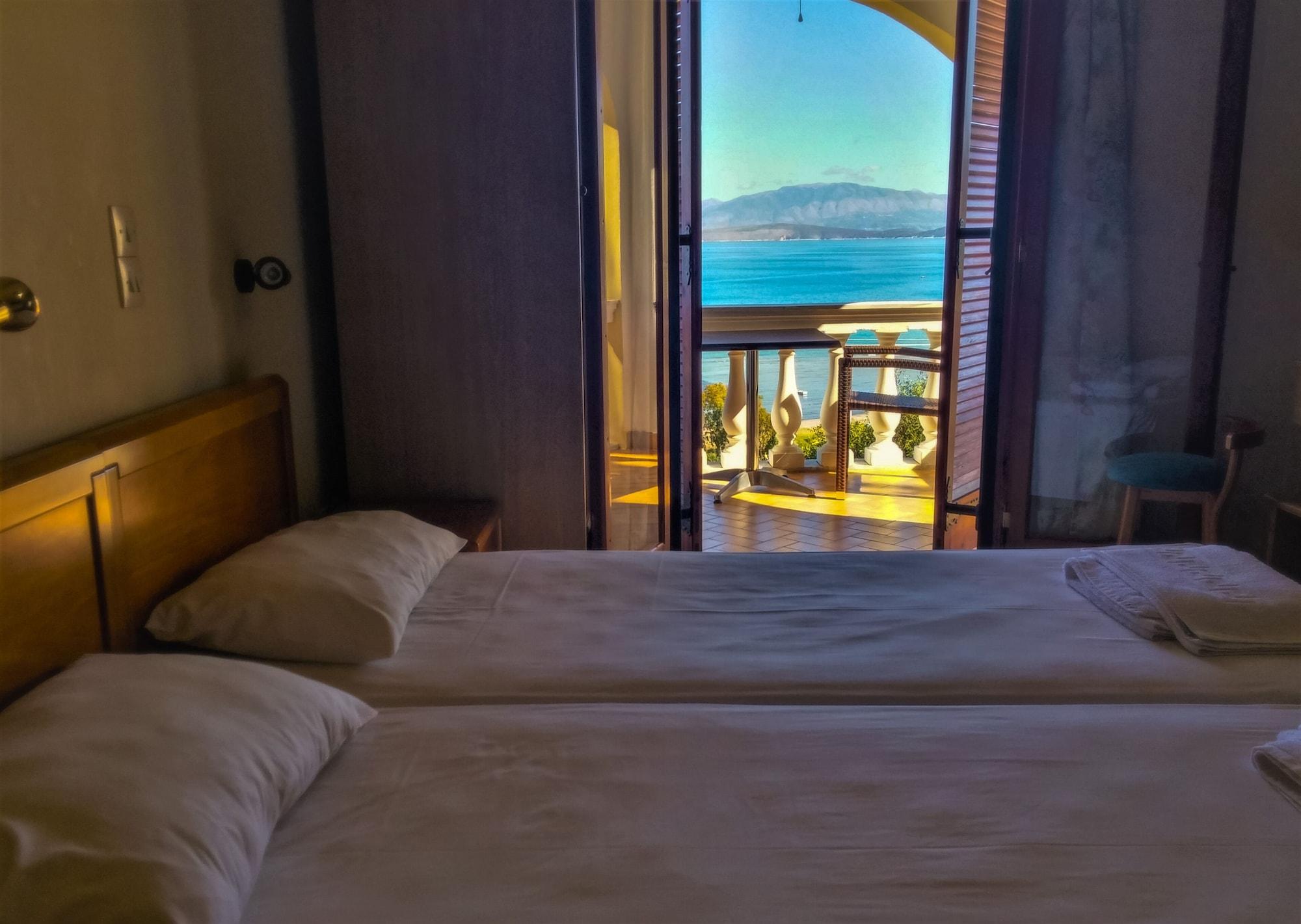 Dionysos Apartments Apraos Bagian luar foto