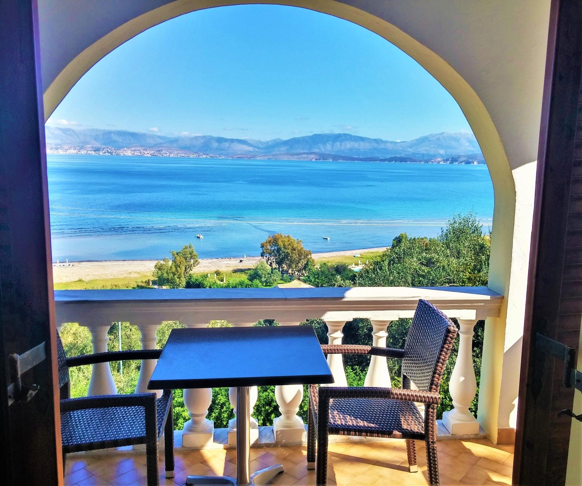 Dionysos Apartments Apraos Bagian luar foto