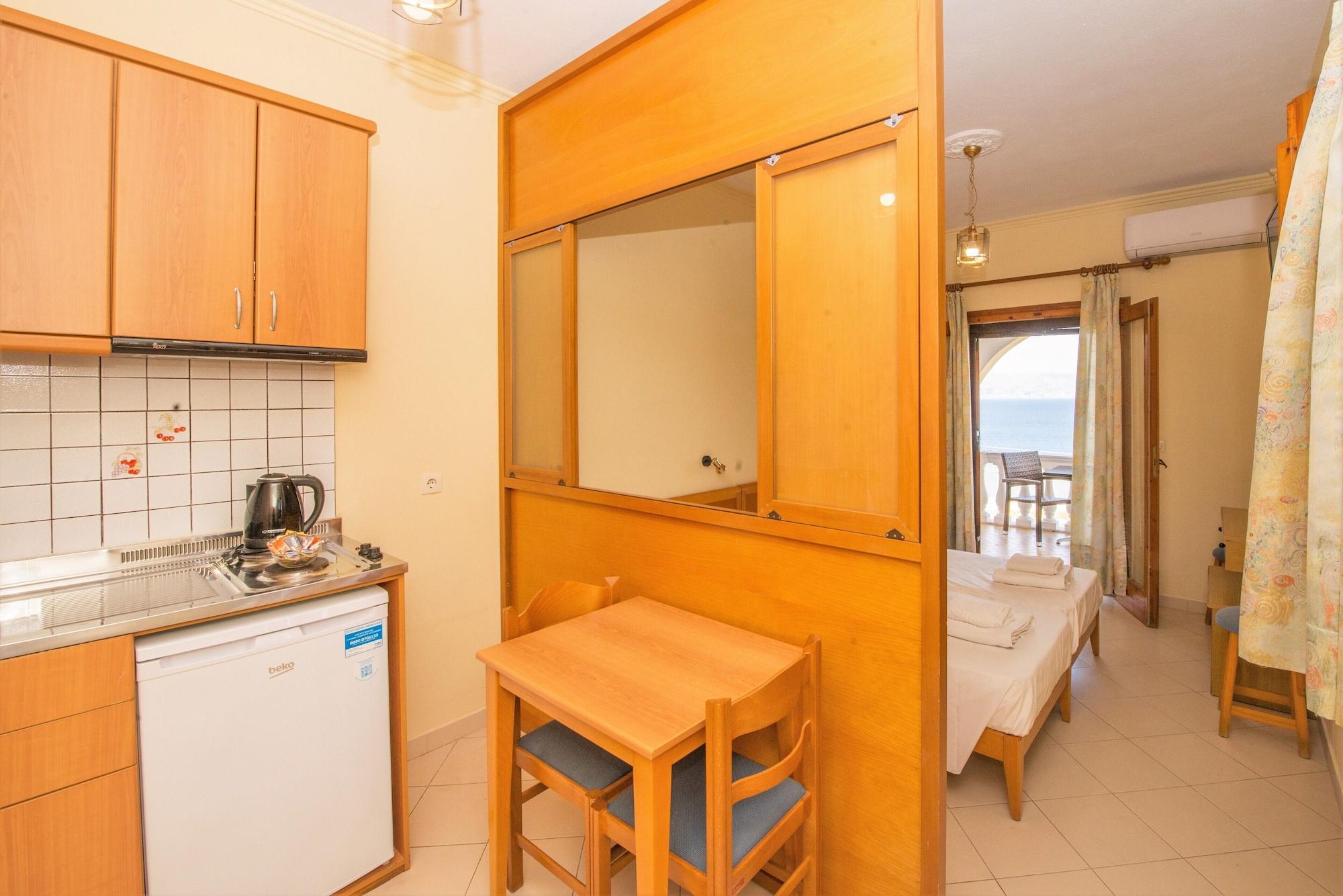 Dionysos Apartments Apraos Bagian luar foto